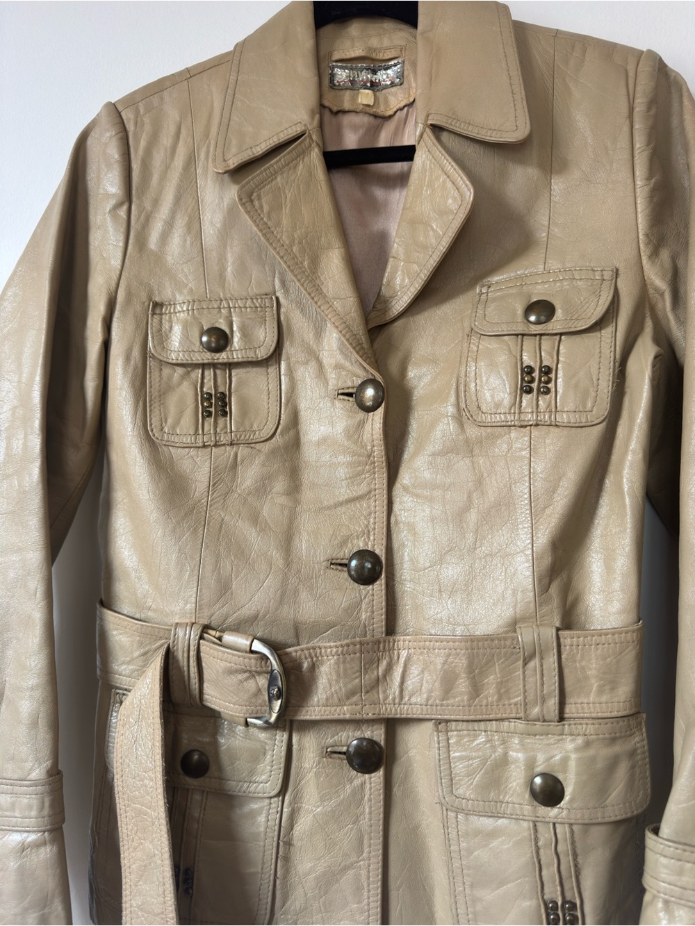 Vintage leather jacket - Picture 4 of 7